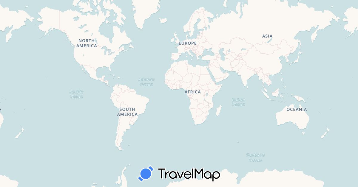 TravelMap itinerary: driving in Pakistan (Asia)